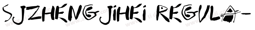 SJzhengjihei Regula字体转换